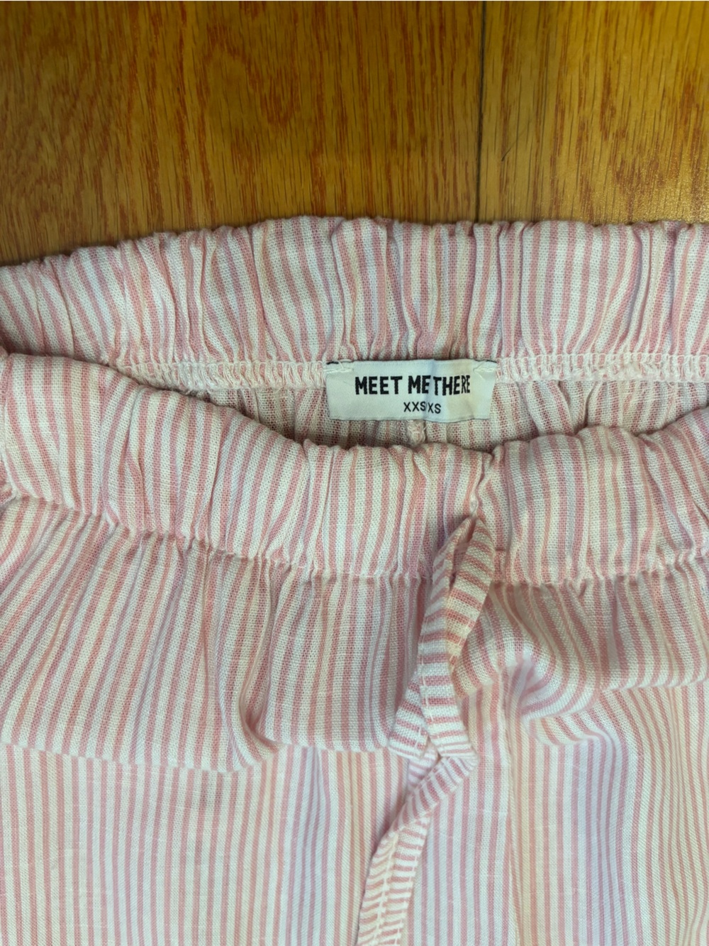 MEET ME THERE Stockholm pants striped pink
